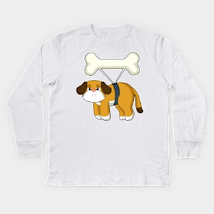 Dog Bone Kids Long Sleeve T-Shirt